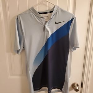 Nike Dri-Fit Collarless Golf Polo Medium